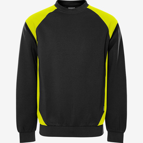 定制工装卫衣涤棉透气 户外反光作业服 物流巡检运动装