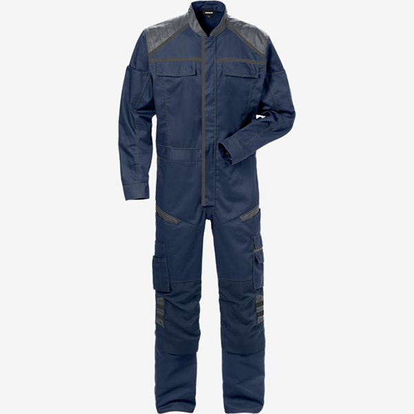 定制连体工装 电力巡检机械维修作业服 耐磨四向弹力涤棉工装