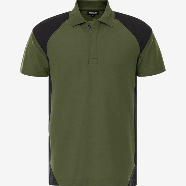 涤棉工装POLO衫定制 直筒宽松物流作业服 户外巡检透气吸湿短袖