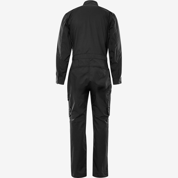 天阶防护连体工作服多工具口袋立领防风细节特写