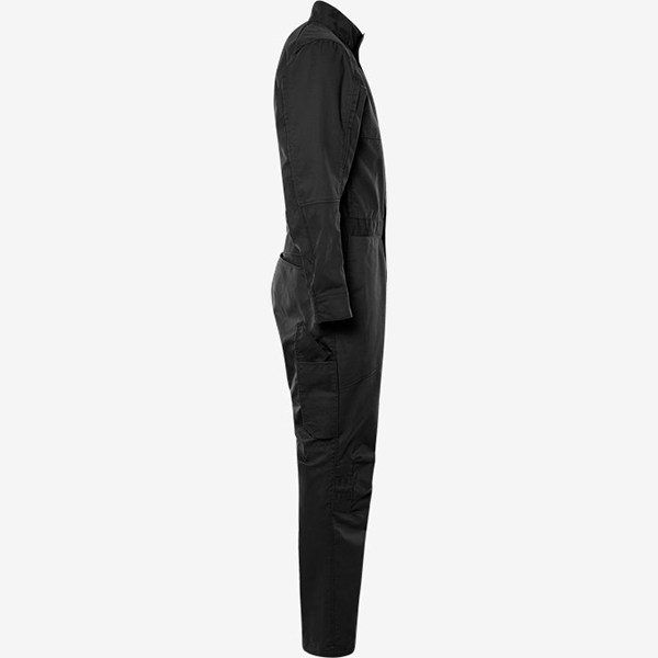 道路施工电力巡检适用耐磨连体工作服场景效果图