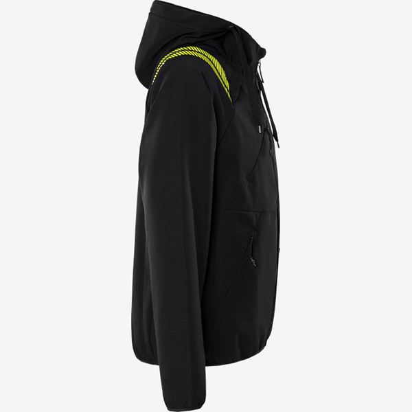 天阶防护防风耐磨工作服EN20471二级反光标准夜光效果实拍