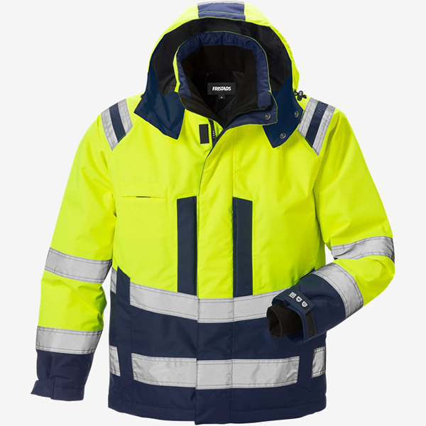 反光涤棉工装夹克定制 防水工程作业服 户外施工工作装