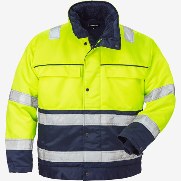 反光涤棉工作服夹克定制 工程外套 道路施工防风巡检工作服