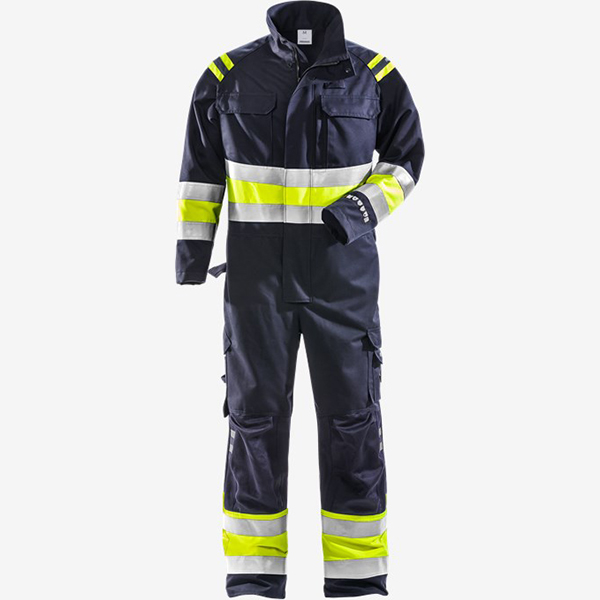 反光耐磨工装套装 定制电力检修工程外套 涤棉混纺巡检作业服