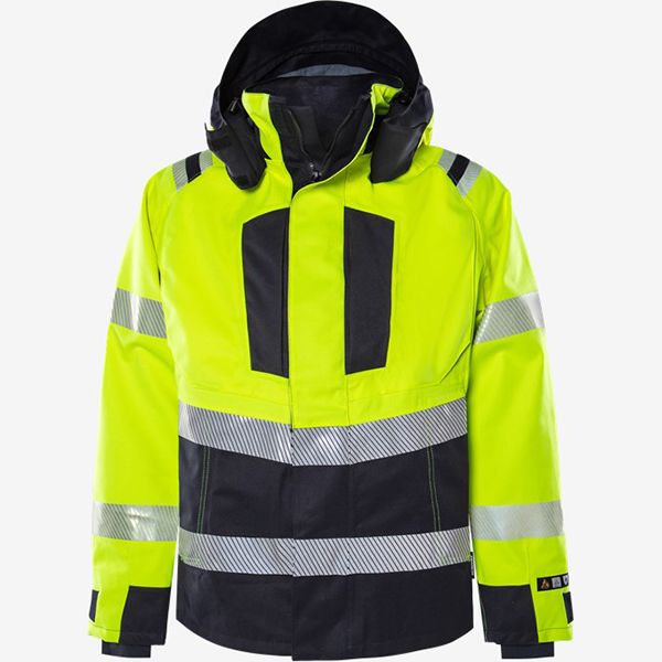 反光涤棉工装夹克定制 道路施工防护外套 户外作业安全服