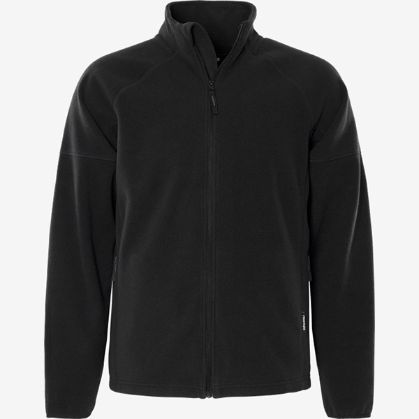 定制抓绒工装夹克 防风立领长袖外套 物流仓储作业保暖防护服