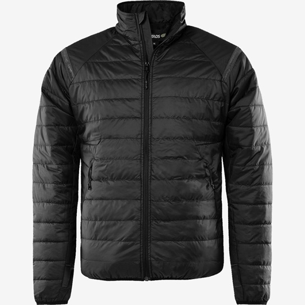 反光防风短款羽绒服 定制工装涤纶保暖外套 物流搬运作业装